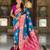soft litchi art silk banarasi art silk jacquard saree (apurva-firozi)