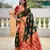 soft litchi art silk banarasi art silk jacquard saree (apurva-green)