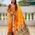 soft litchi art silk banarasi art silk jacquard saree (apurva-mustured)