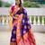 soft litchi art silk banarasi art silk jacquard saree (apurva-violet)
