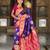 soft litchi art silk banarasi art silk jacquard saree (apurva-violet)