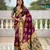 soft litchi art silk banarasi art silk jacquard saree (apurva-wine)