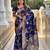 soft litchi art silk banarasi art silk jacquard saree (banarasi-1-navy-blue)
