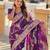 soft litchi art silk banarasi art silk jacquard saree (banarasi-1-wine)