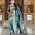 soft litchi art silk banarasi art silk jacquard saree (banarasi-2-aqua-rama)