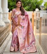 soft litchi art silk banarasi art silk jacquard saree (banarasi-2-lavender)