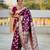 soft litchi art silk banarasi art silk jacquard saree (banarasi-4-wine)