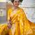 soft litchi art silk banarasi art silk jacquard saree (banarasi-4-yellow)