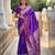 soft litchi art silk banarasi art silk jacquard saree (banarasi-5-violet)