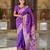 soft litchi art silk banarasi art silk jacquard saree (banarasi-5-violet)