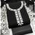 black chanderi silk salwar suit dress material for women