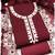 maroon chanderi silk salwar suit dress material for women