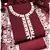 maroon chanderi silk salwar suit dress material for women