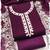 wine chanderi silk salwar suit dress material for women