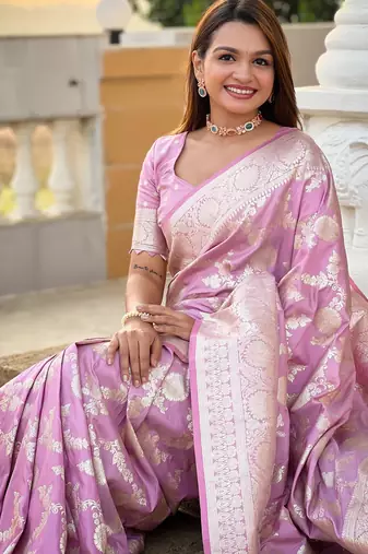 soft litchi art silk banarasi art silk jacquard saree (banarasi-8-baby-pink)