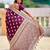 soft litchi art silk banarasi art silk jacquard saree (banarasi-15-wine)