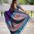 soft litchi art silk paithani jacquard saree (chandrakore-2-violet)