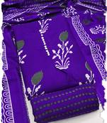 purple cotton salwar suit dress material