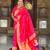 soft litchi art silk paithani jacquard saree (ganpati-paithani-rani-pink)