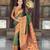 soft litchi art silk paithani jacquard saree (harmony-paithani-2-mahendi)