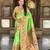 soft litchi art silk paithani jacquard saree (harmony-paithani-2-parrot)