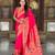 soft litchi art silk paithani jacquard saree (harmony-paithani-2-rani-pink)
