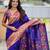 soft litchi art silk paithani jacquard saree (harmony-paithani-2-violet)