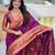 soft litchi art silk paithani jacquard saree (harmony-paithani-2-wine)