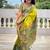 soft litchi art silk paithani jacquard saree (mari-gold-paithani-olive)