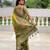 soft litchi art silk paithani jacquard saree (mari-gold-paithani-olive)