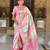 soft litchi art silk fancy jacquard bollywood saree (multi-colour-pink)