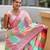 soft litchi art silk fancy jacquard bollywood saree (multi-colour-pink)