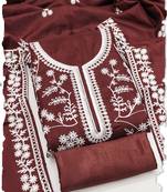 burgundy jalpari silk salwar suit dress material