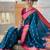 soft litchi art silk paithani jacquard saree (peacock-paithani-morpich)