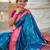 soft litchi art silk paithani jacquard saree (peacock-paithani-sky-blue)
