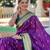 soft litchi art silk paithani jacquard saree (peacock-paithani-wine)