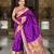 soft litchi art silk paithani jacquard saree (raffel-paithani-magenta)