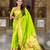 soft litchi art silk paithani jacquard saree (raffel-paithani-parrot)