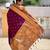 soft litchi art silk paithani jacquard saree (raffel-paithani-wine)