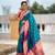 soft litchi art silk paithani jacquard saree (royal-paithani-1-aqua)