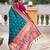 soft litchi art silk paithani jacquard saree (royal-paithani-1-aqua)