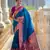 soft litchi art silk paithani jacquard saree (royal-paithani-2-firozi)