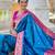 soft litchi art silk paithani jacquard saree (royal-paithani-2-firozi)