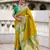 soft litchi art silk paithani jacquard saree (royal-paithani-2-parrot-green)