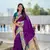 soft litchi art silk paithani jacquard saree (royal-paithani-2-violet)