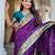 soft litchi art silk paithani jacquard saree (royal-paithani-2-violet)