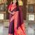 soft litchi art silk paithani jacquard saree (royal-paithani-2-wine)