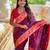 soft litchi art silk paithani jacquard saree (royal-paithani-2-wine)