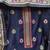 navy blue zari woven chanderi silk dress materials