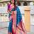 soft litchi art silk paithani jacquard saree (sparkal-paithani-firozi)